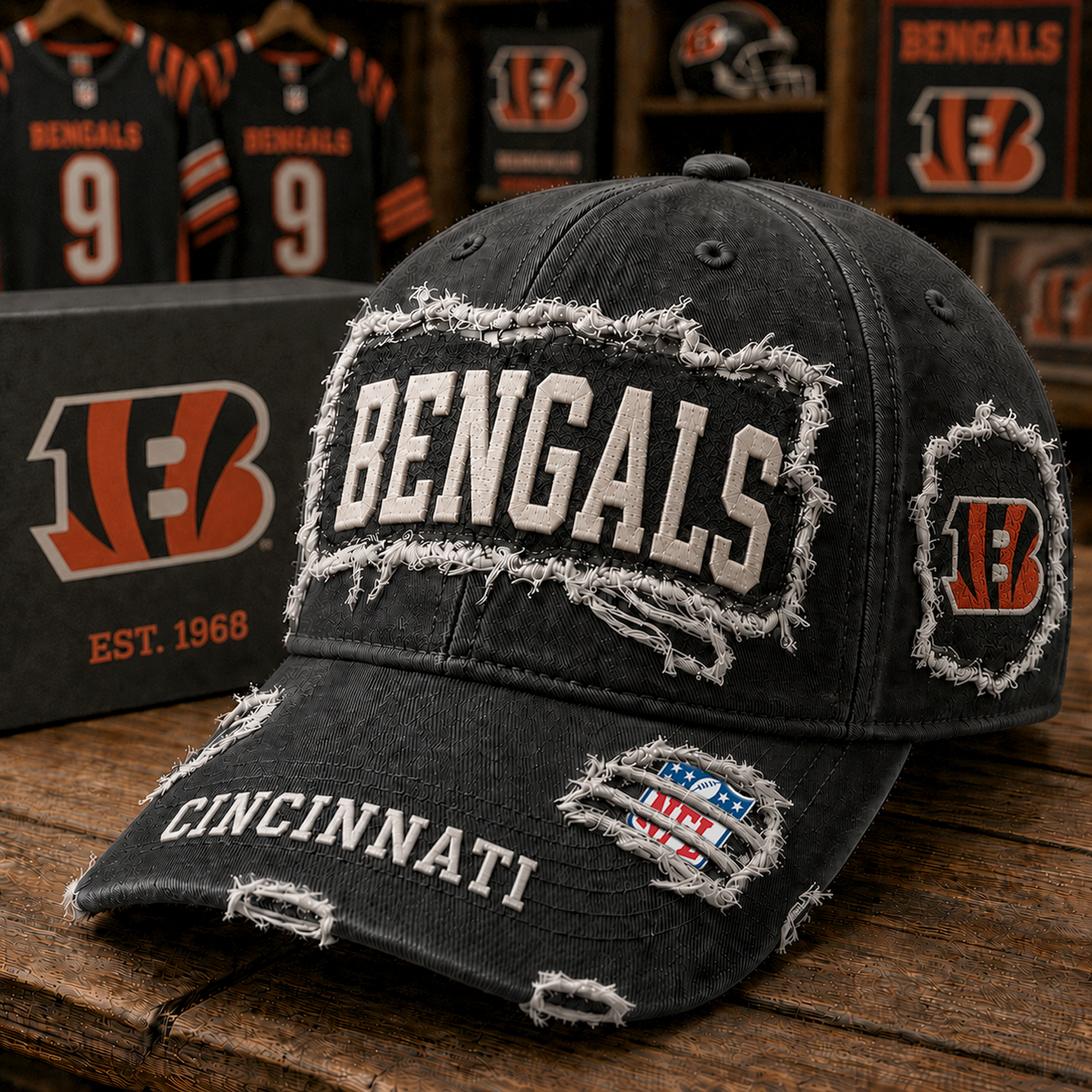 CIN x NFL Premium Patch Cap 1806