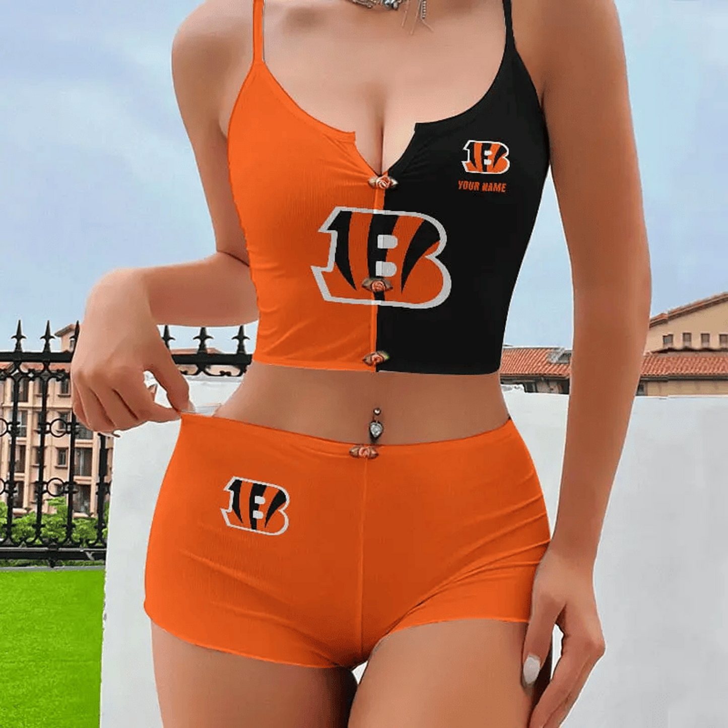 CIN x NFL Summer Full Set Woman Lingerie DATND TANTD