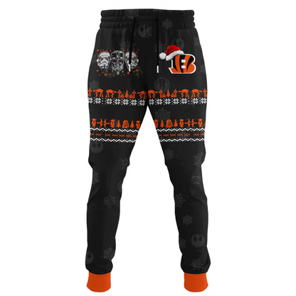 CIN x NFL Unisex Merry Christmas The Force Edition Hoodie DATND TANTD