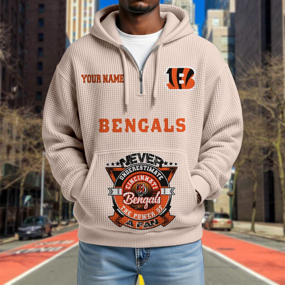 CIN x NFL Waffle Hoodie DATND TANTD