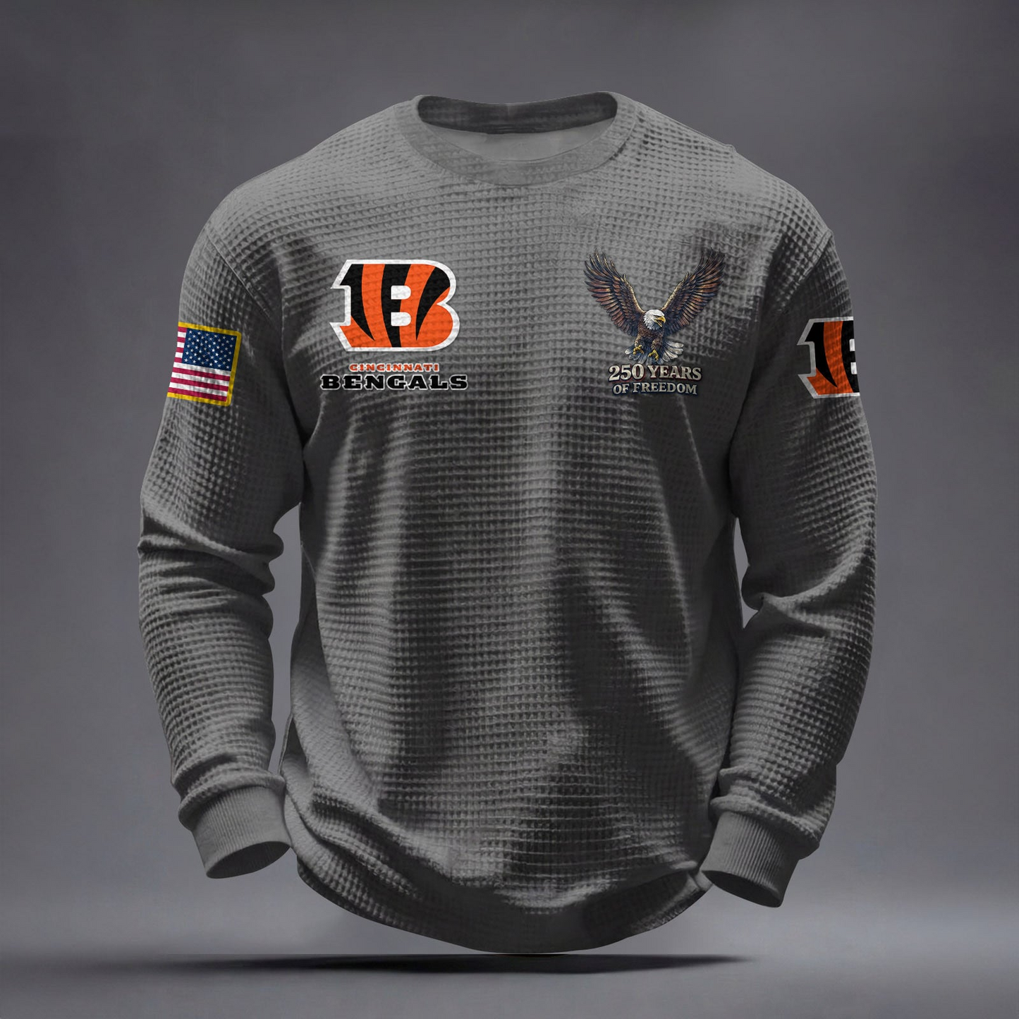 CIN x NFL Waffle Sweatshirt DatND DVT