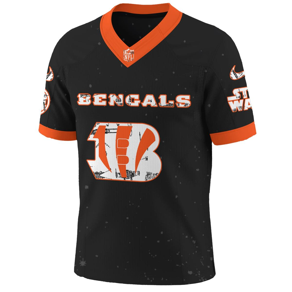 CIN x S.Wars Darth Vader 2025 Football Jersey DDT NTL