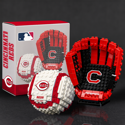 MLB Teams Baseball Glove & Ball Building Block Set DDT NTL