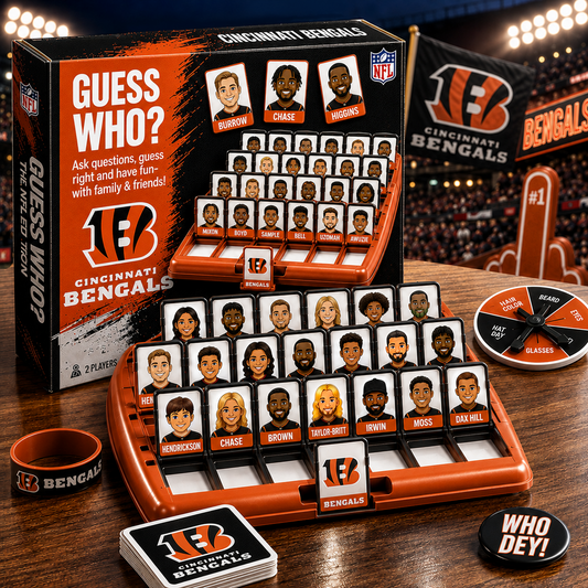 CIN_NFL ELITE FAN GUESS WHO BOARD GAME Ã¢â‚¬â€œ COLLECTOR EDITION
