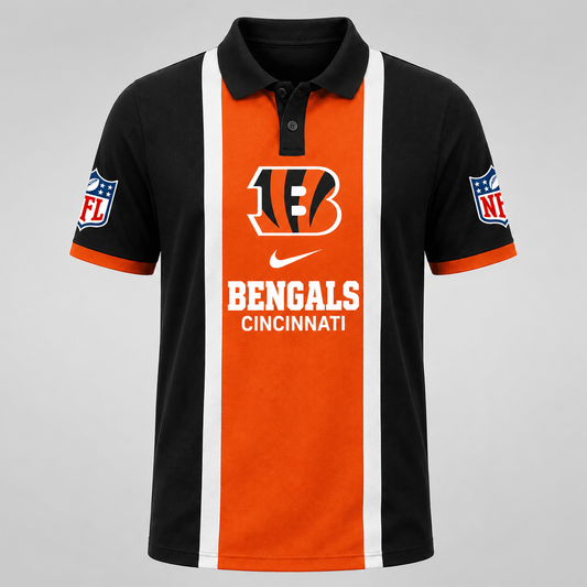 CIN_NFL Premium Luxury Polo Shirt