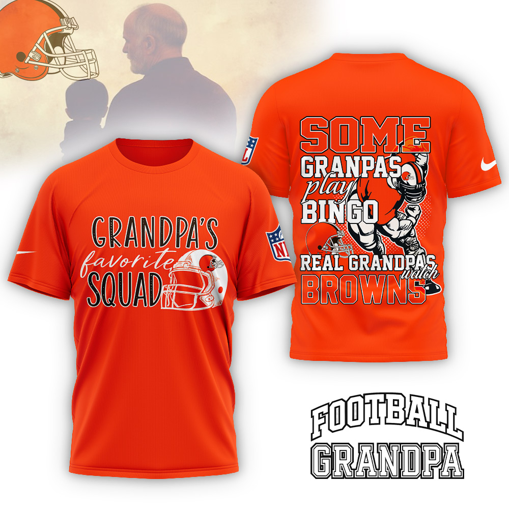 CLE NFL Real Grandpas 3D Shirt DDT 101125 HLPHUONG