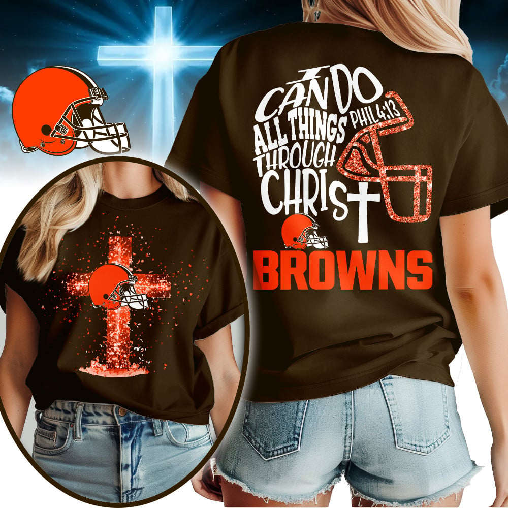 CLE Premium NFL Christian Football 3D Shirt DDT CTND