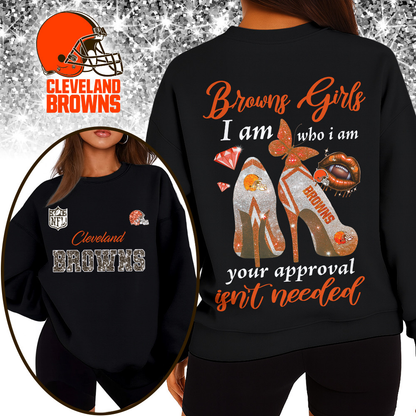 CLE Premium NFL I Am Who I Am Glitter 3D Apparel DDT NTL