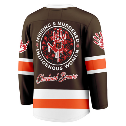 CLE Premium NFL MMIW Awareness Long Jersey DDT 101125 NTL