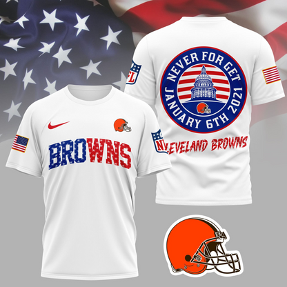 CLE Premium NFL Never Forget January 6th 3D Shirt DDT 281125 NTL