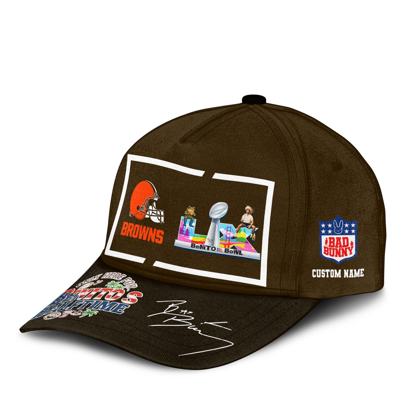 CLE Premium NFL Only Here For Benitos Halftime Cap DDT HLPHUONG
