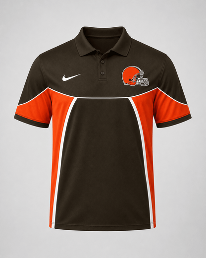 CLE Premium NFL Personalized Sports Style Polo Shirt