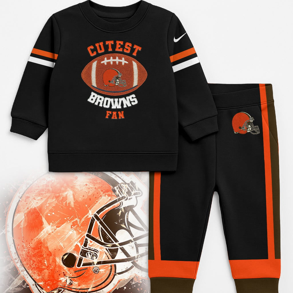 CLE Premium NFL Unisex-Baby Shirt and Sweatpants Set DDT NTL