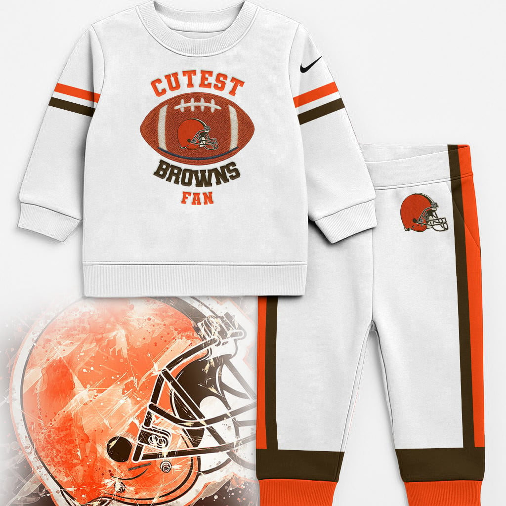 CLE Premium NFL Unisex-Baby Shirt and Sweatpants Set DDT NTL