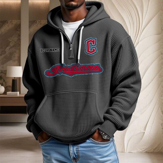 CLE x MLB Waffle Hoodie DATND TANTD
