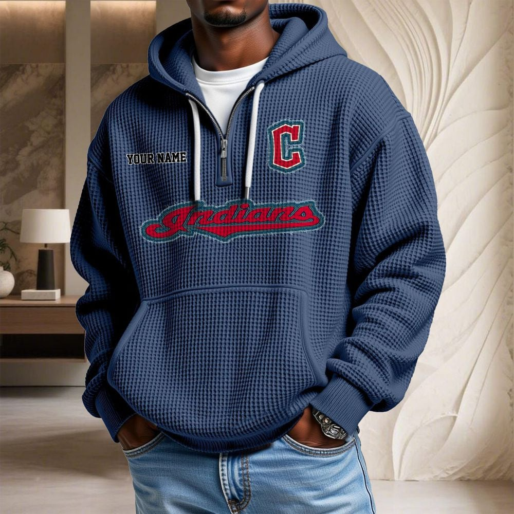 CLE x MLB Waffle Hoodie DATND TANTD