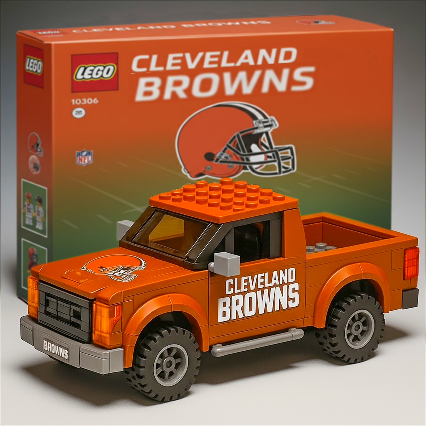 CLE x NFL Building Blocks Truck Toy Set V2 DatND DVT