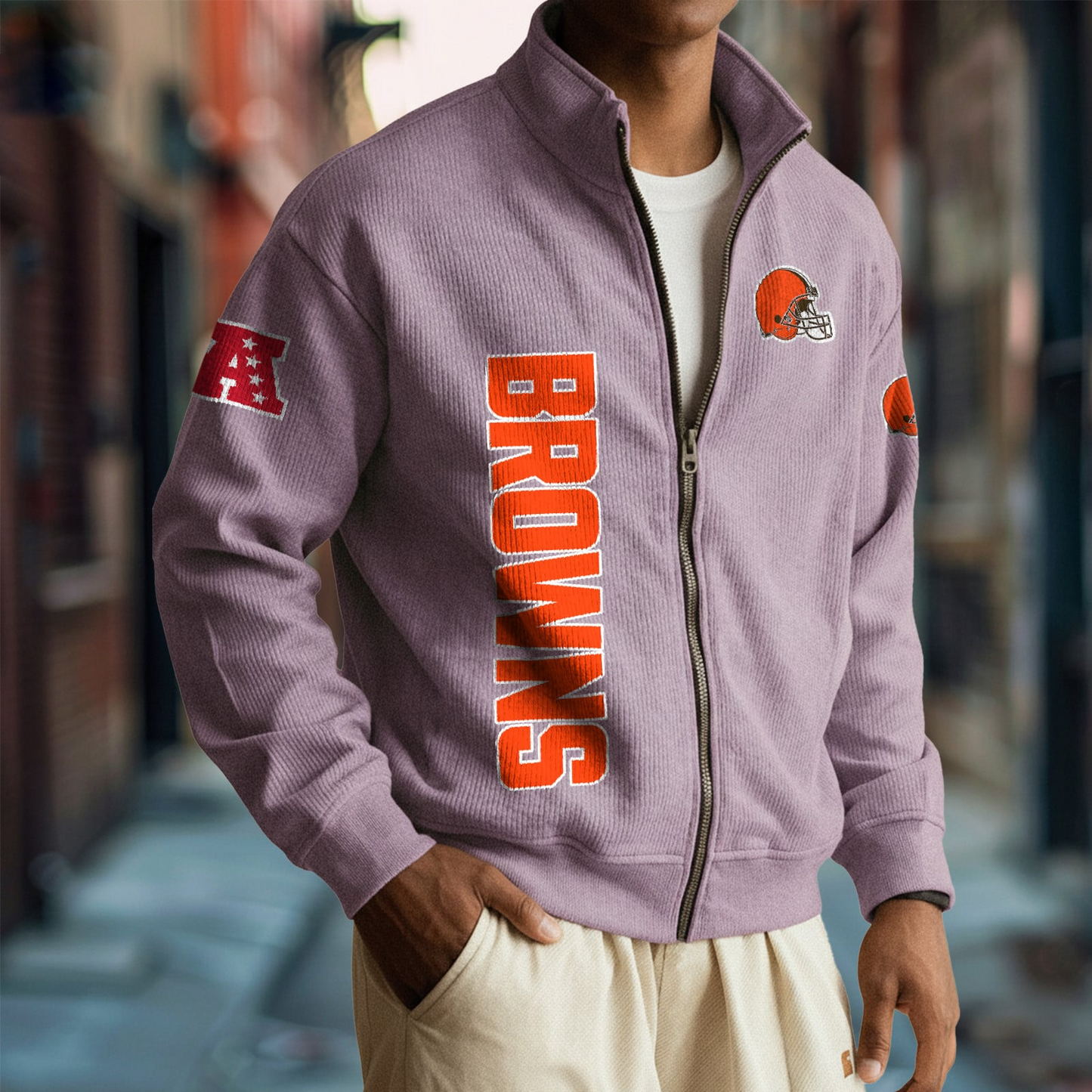 CLE x NFL Corduroy Zip-Up Jacket DatND DVT