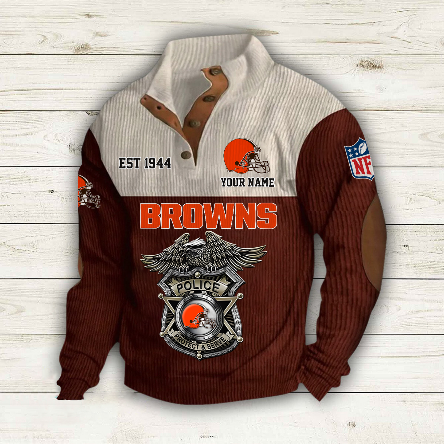 CLE x NFL Custom Name Sport Sweatshirt DatND DVT