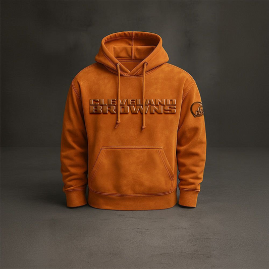 CLE x NFL Embossed Hoodie DatND THUONGNH
