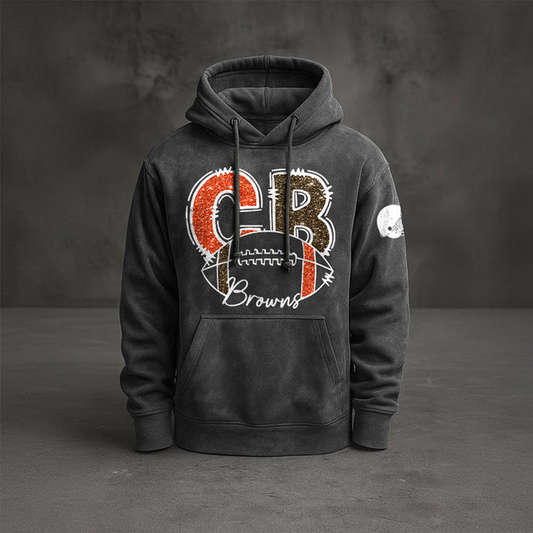 CLE x NFL Embossed Hoodie DatND THUONGNH