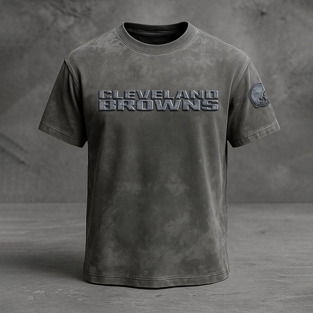 CLE x NFL Embossed Tshirt DATND TANTD