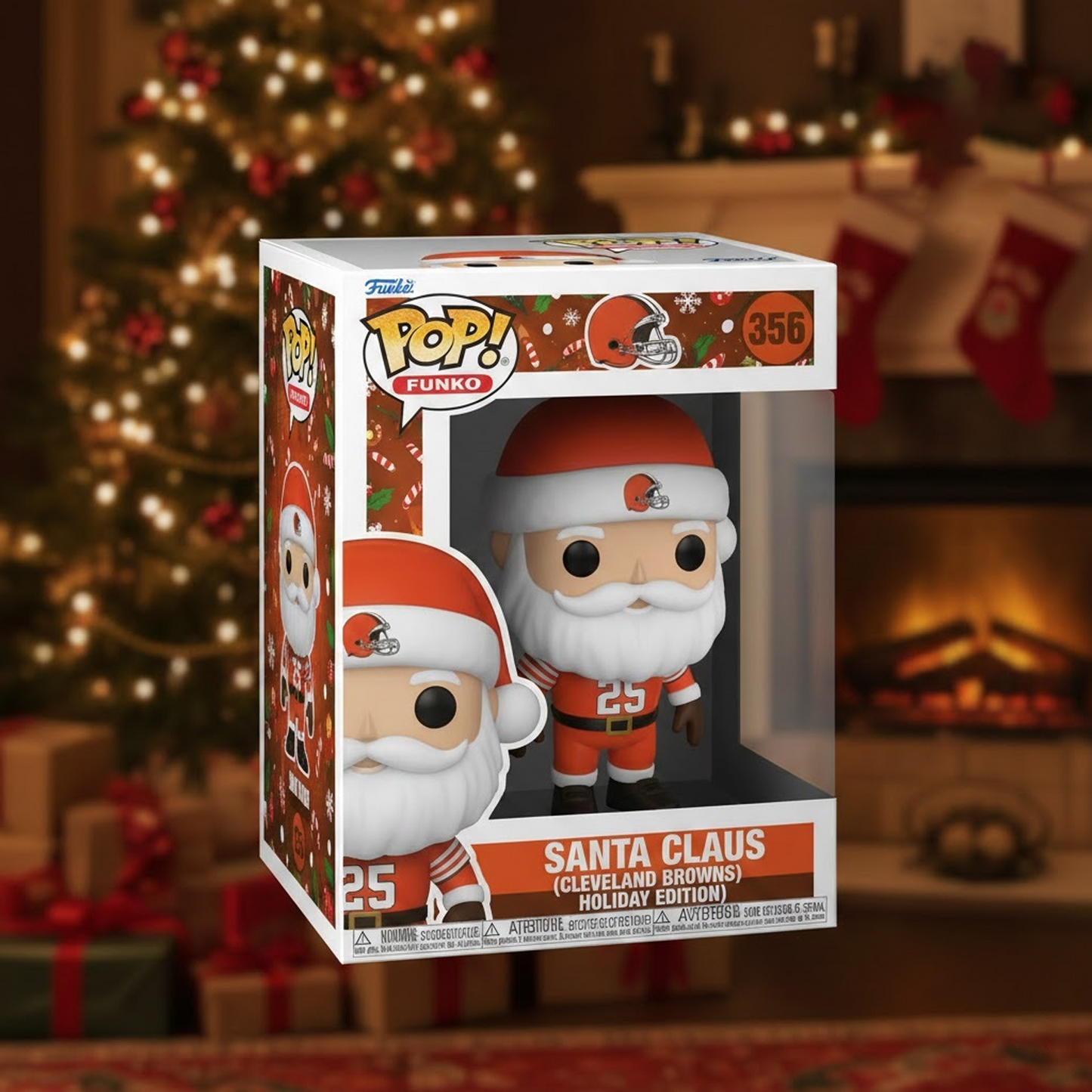 CLE x NFL Figures Santa Claus DATND TANTD