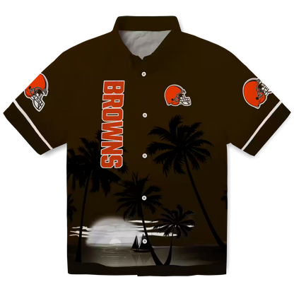 CLE x NFL Hawaiian Shirt ƒ?? Beach Sunset DATND TANTD 270526