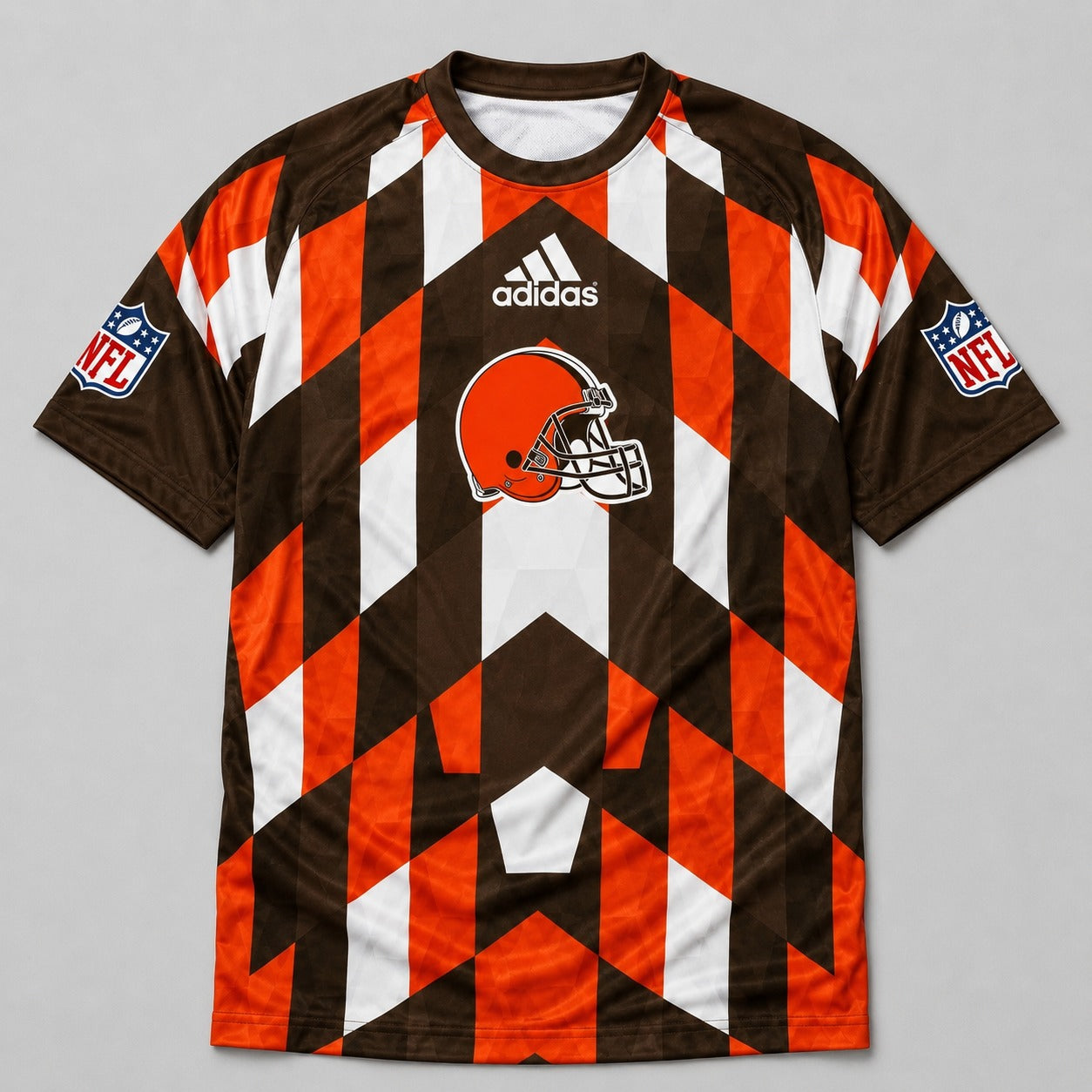 CLE x NFL Premium Geometric Fan Performance T-Shirt