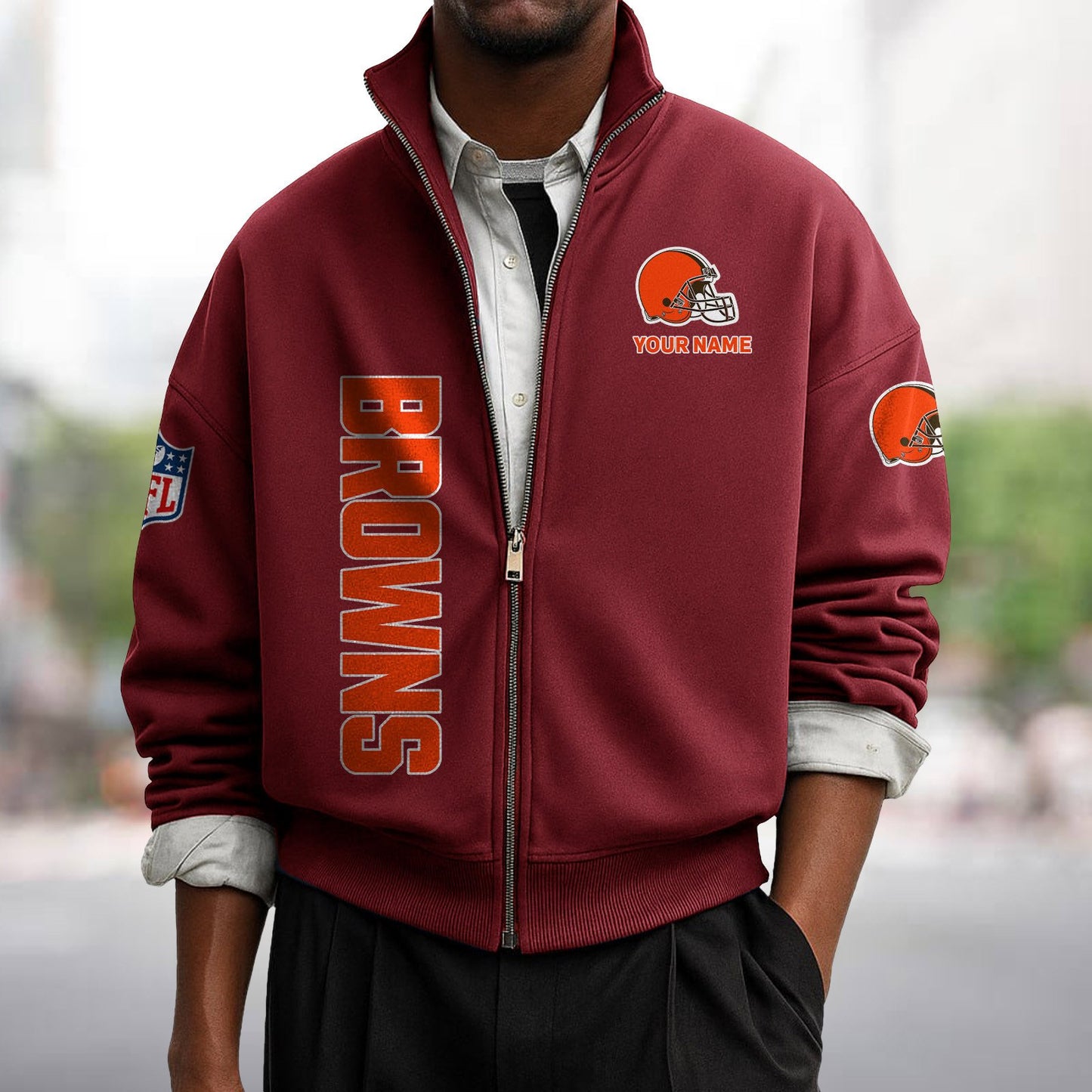 CLE x NFL Sweatshirt Full Zip DATND TANTD