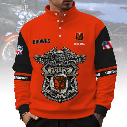 CLE x NFL Western Style Sweater With Buckles DatND ThuongNH