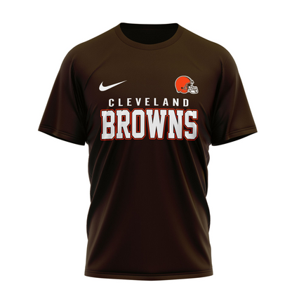 CLE x NFL Whole Lot of Football Christian Cross 3D Shirt