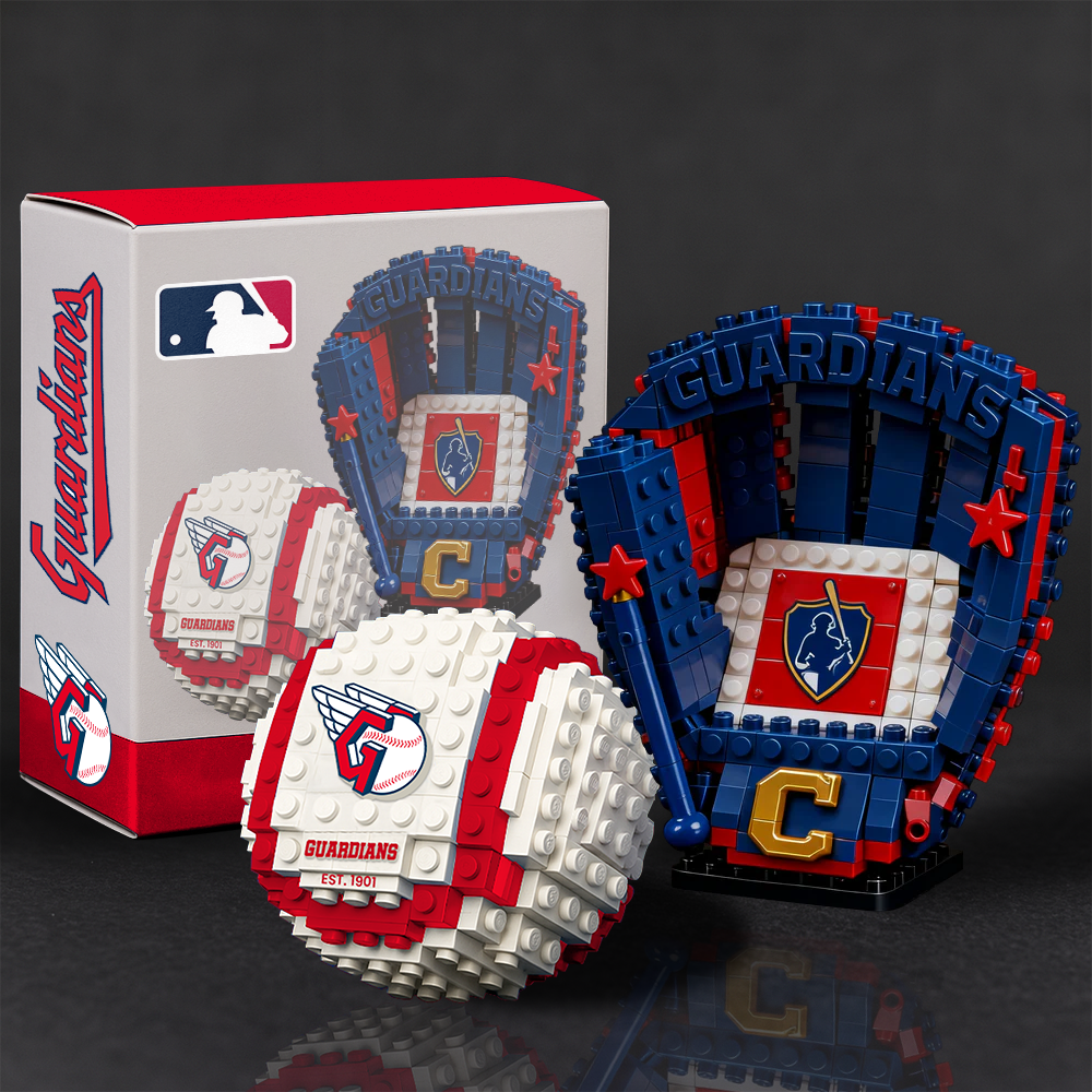 MLB Teams Baseball Glove & Ball Building Block Set DDT NTL