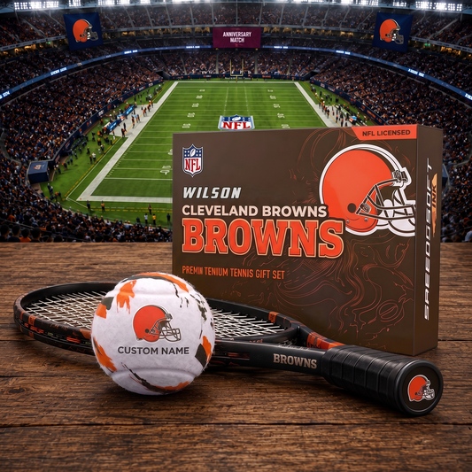 CLE_PREMIUM NFL  EXCLUSIVE PERSONALIZED TENNIS BALL SET LIMITED EDTION