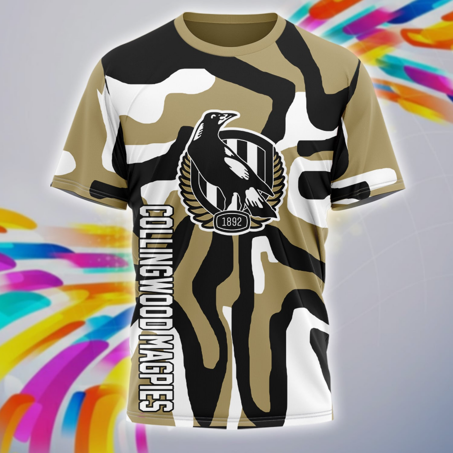 COL x AFL Premium 3D Shirt Personalized Special Gift For Fan DDT CTND
