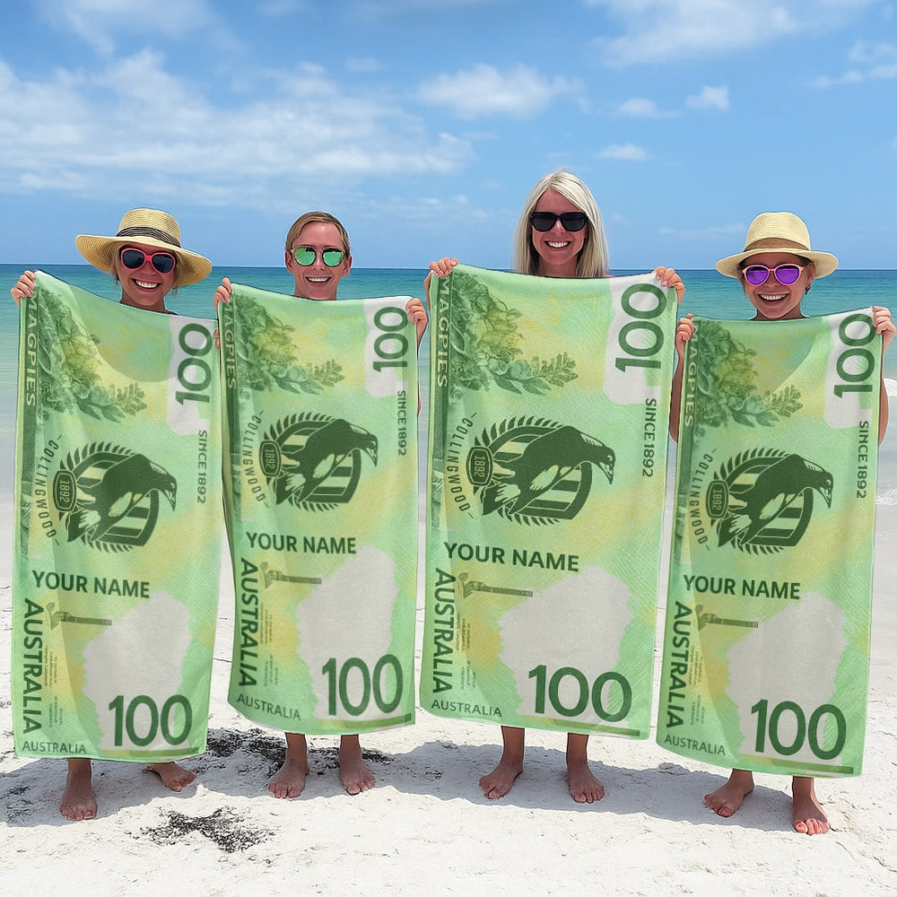 COL x AFL $100 Personalized Beach Towel Gifts For Fan DDT CTND
