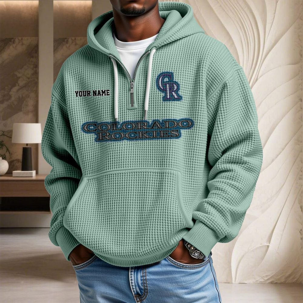 COL x MLB Waffle Hoodie DATND TANTD