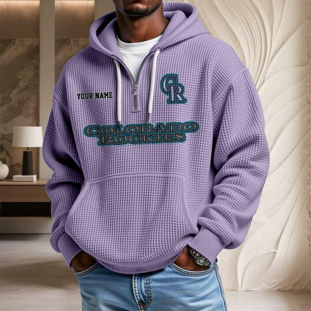 COL x MLB Waffle Hoodie DATND TANTD