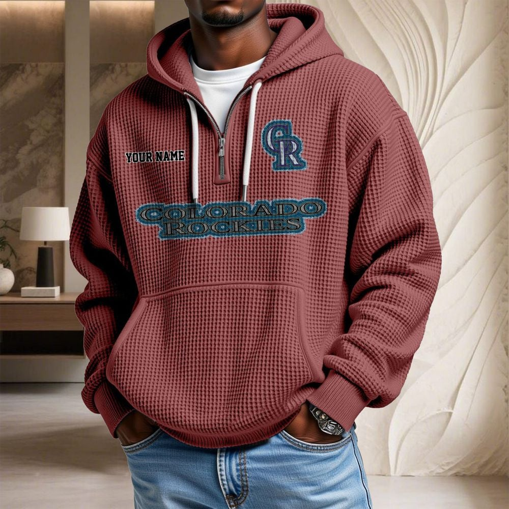 COL x MLB Waffle Hoodie DATND TANTD
