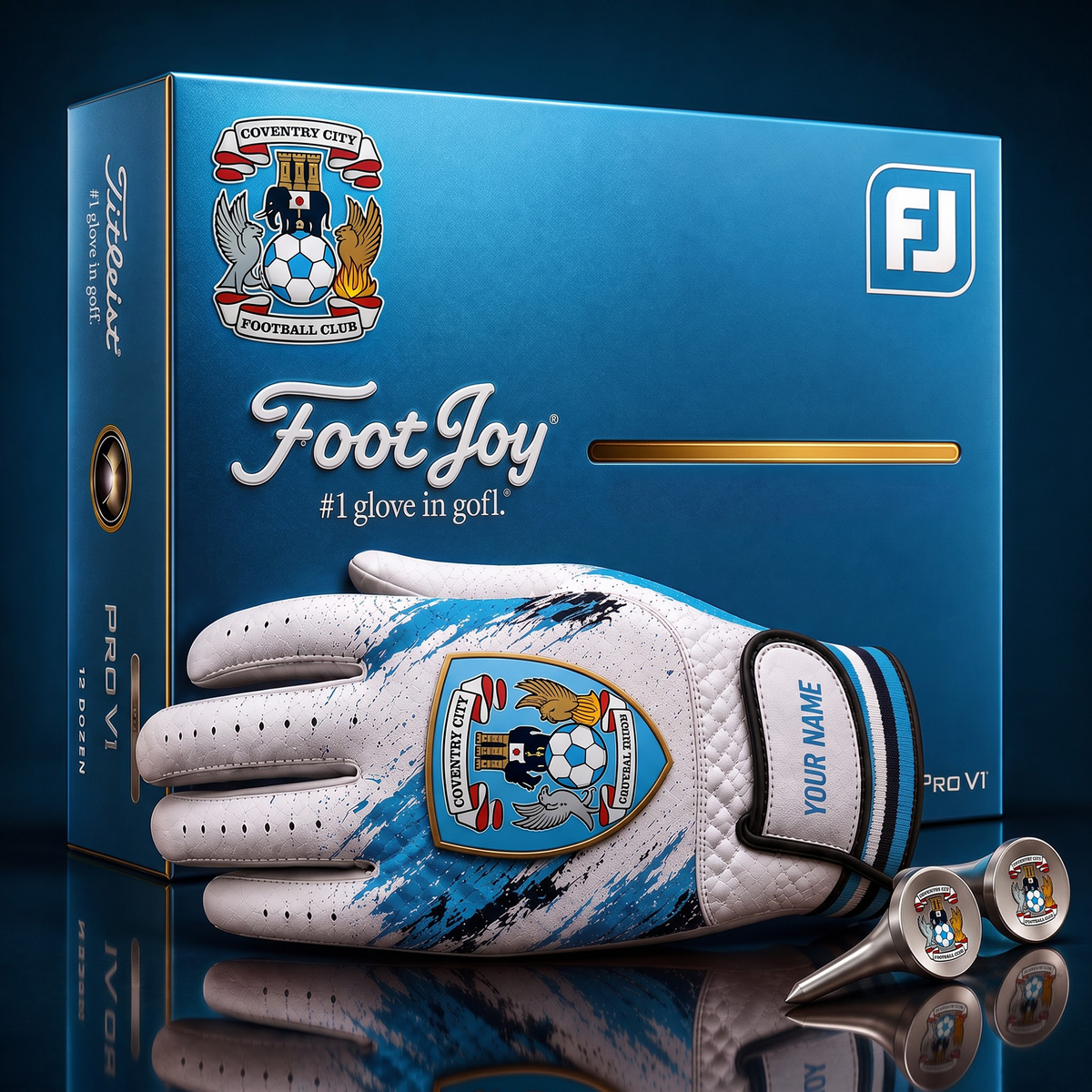 COV_SIGNATURE EPL DELUXE PERSONALIZED GOLF GLOVE SET LIMITED EDITION