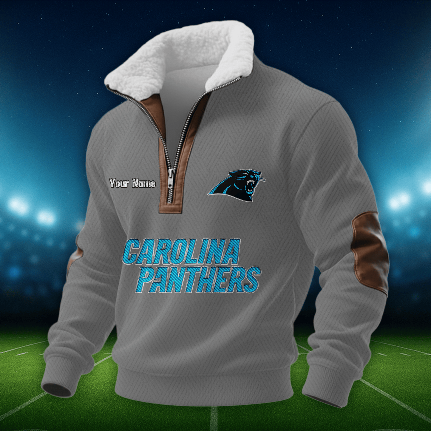 CP NFL Men Fur Collar Sweatshirt DDT CTND