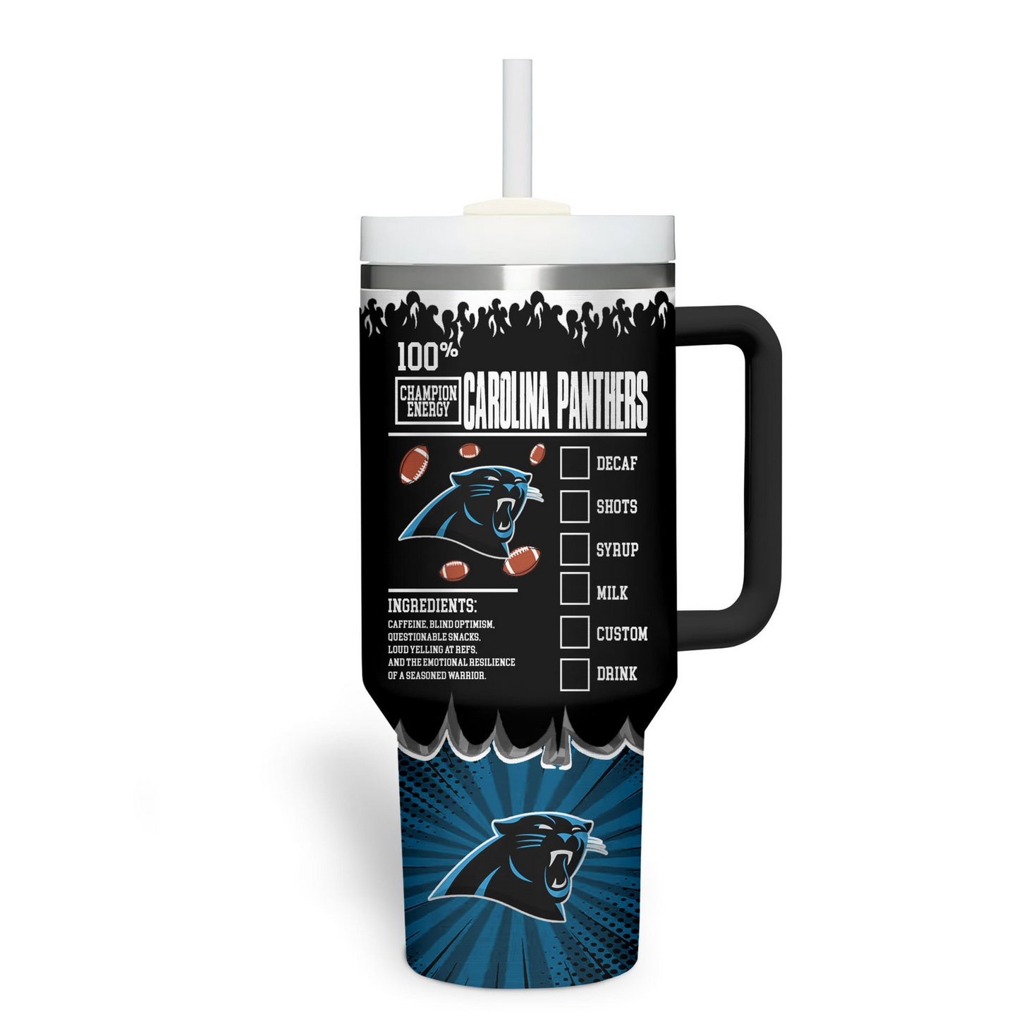 CP Premium NFL Champion Energy Tumbler 40oz DDT CTND
