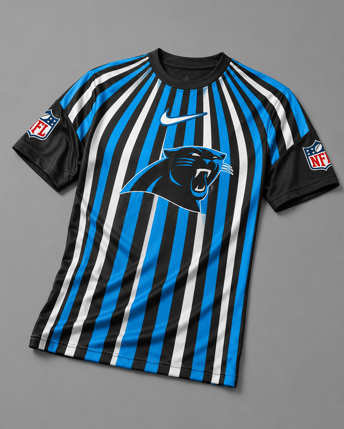 CP Premium NFL Men’s Athletic Vertical Stripe T-Shirt