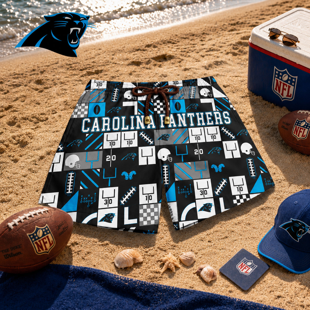 CP x NFL Luxury Beach Shorts 180626
