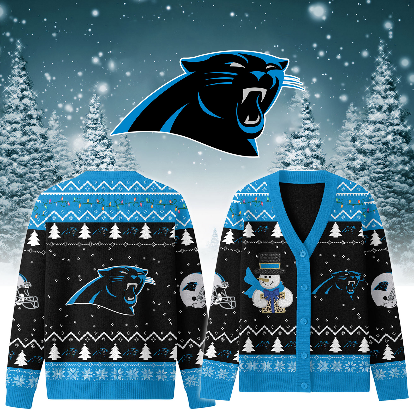 CP x NFL Premium Knitted Cardigan Jacket DDT CTND