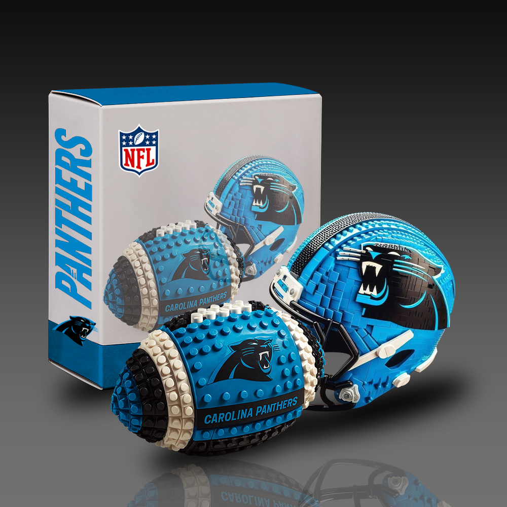 NFL Team Ball & Helmets Building Block Football Set DDT CTND