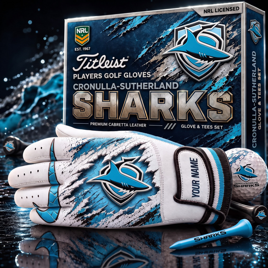 CRO PREMIUM NRL PLAYERS GOLF GLOVE GIFT SET  V2