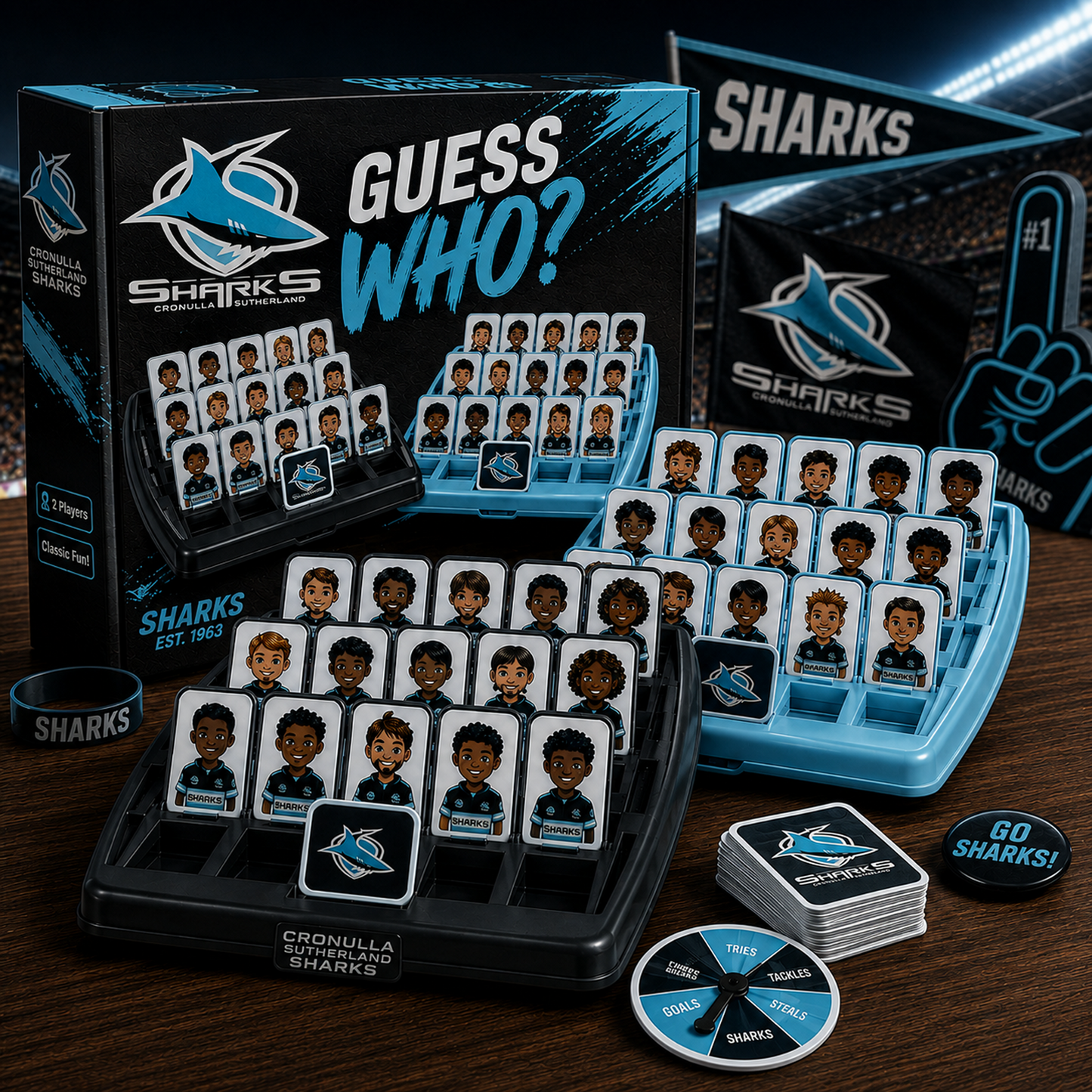 CRO X NRL ELITE FAN GUESS WHO BOARD GAME COLLECTOR EDITION