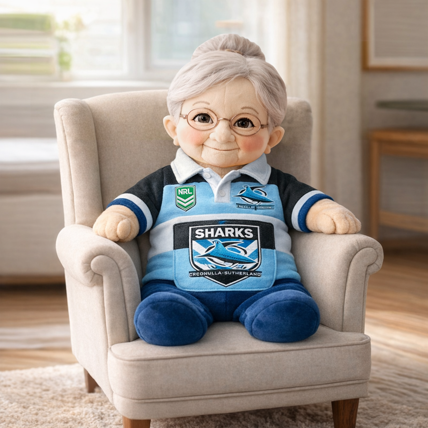 CRO x NRL Grandma Plush Mascot 2003 DatND DVT
