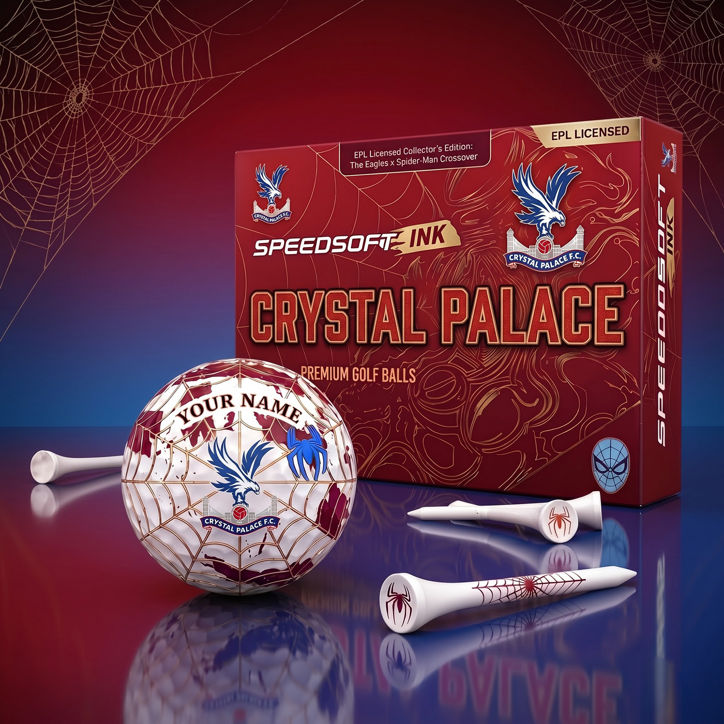 CRY X PREMIUM EPL SPIDER EDITION SPEEDSOFT GOLF BALL SET